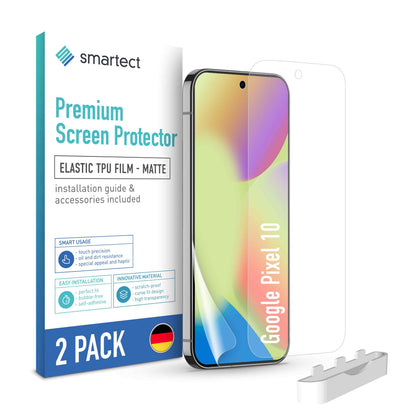 smartect TPU Schutzfolie Matt für Google Pixel 10, 2 x Front