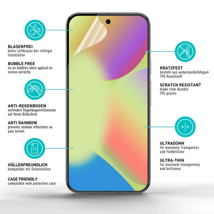 smartect TPU Schutzfolie Matt für Google Pixel 10, 2 x Front
