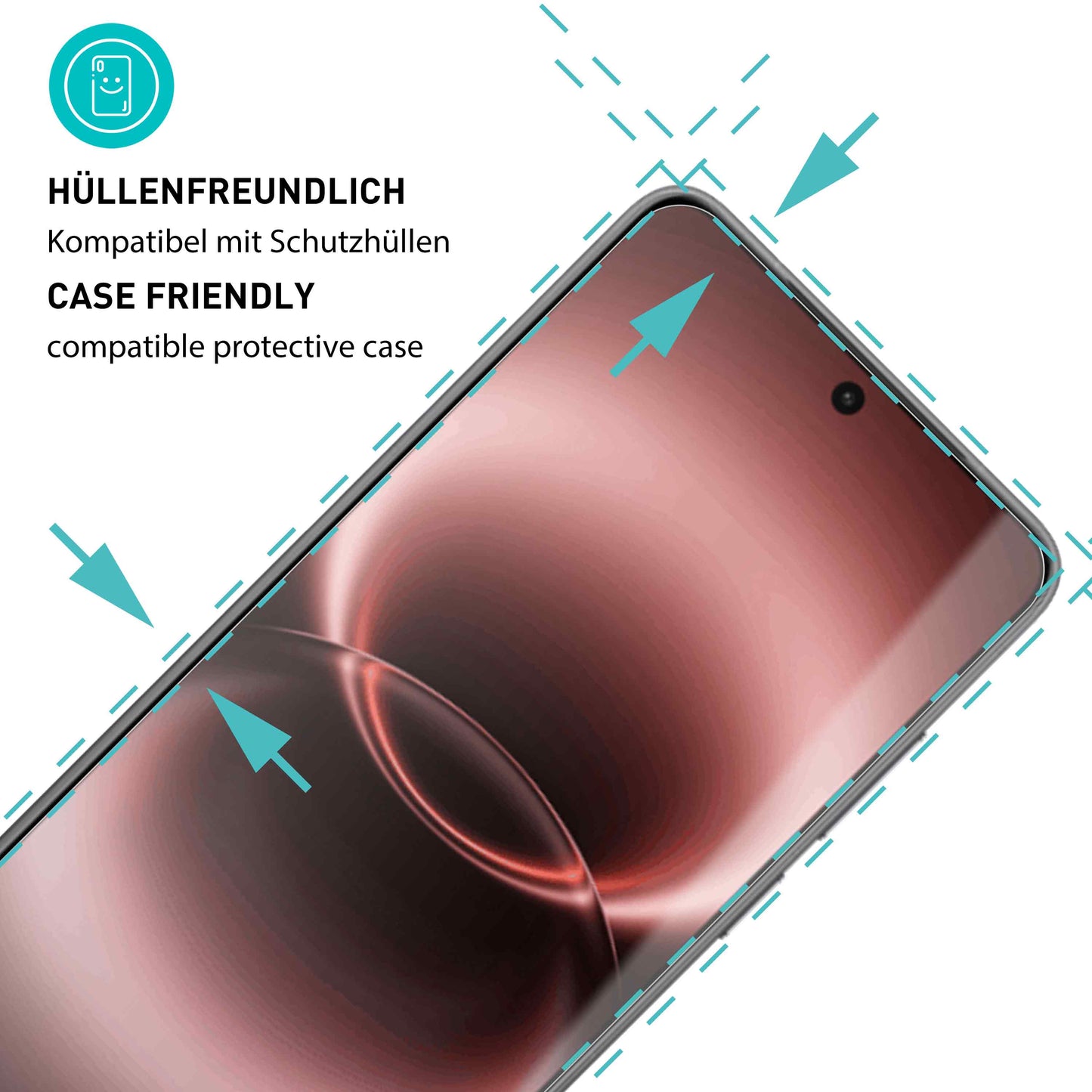 smartect Schutzglas Klar für Vivo X300 Ultra, 3 Stück