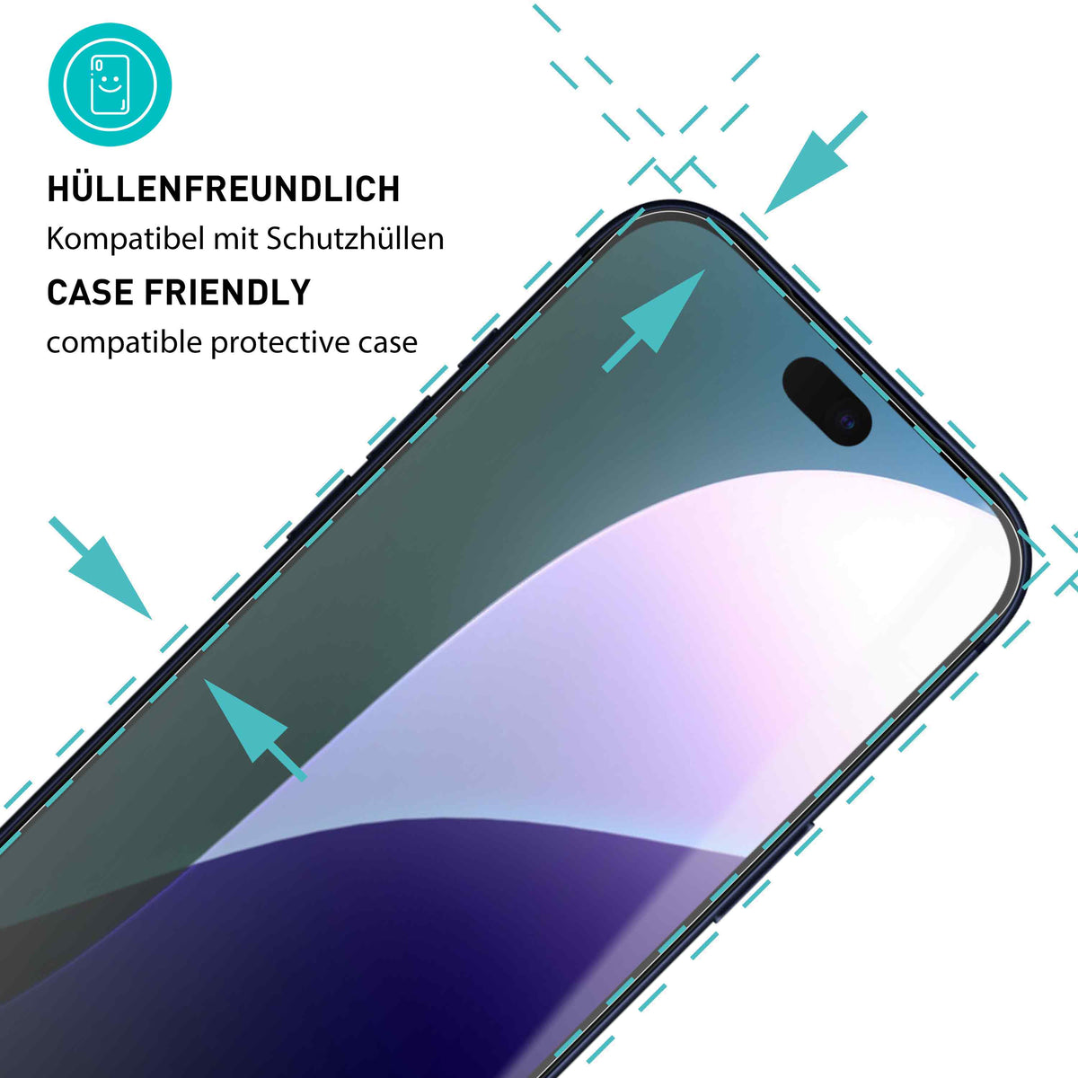 smartect Schutzglas Klar für Apple iPhone 18 Pro Max, 3 Stück