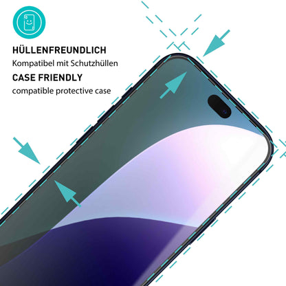 smartect Schutzglas Klar für Apple iPhone 18 Pro Max, 3 Stück