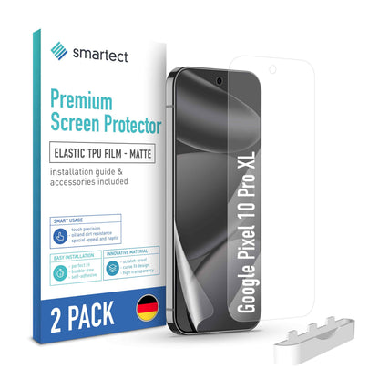 smartect TPU Schutzfolie Matt für Google Pixel 10 Pro XL, 2 x Front