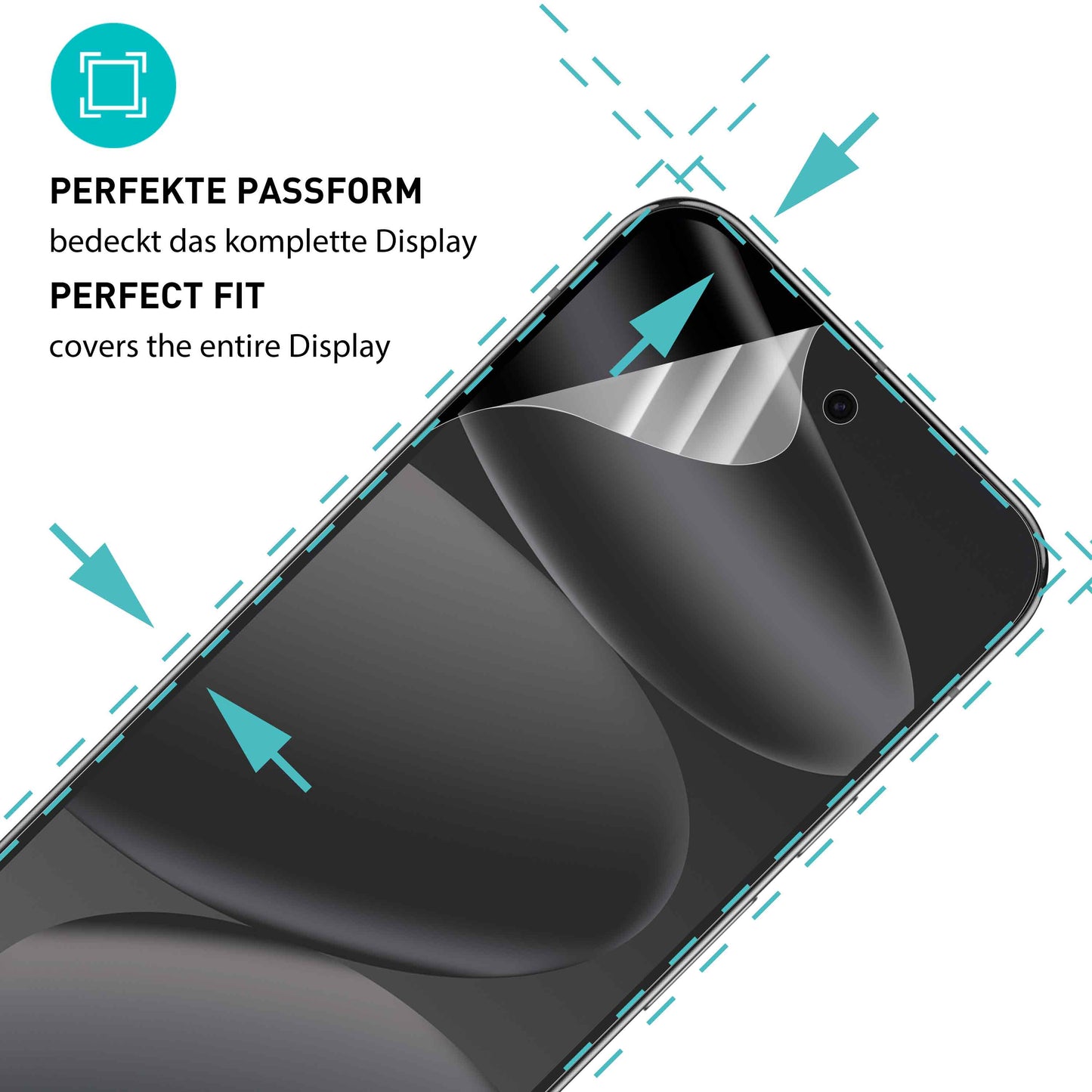 smartect TPU Schutzfolie Matt für Google Pixel 10 Pro XL, 2 x Front