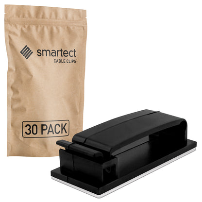 smartect Kabelclip selbstklebend 4,6x1,8 cm, 30 Stück