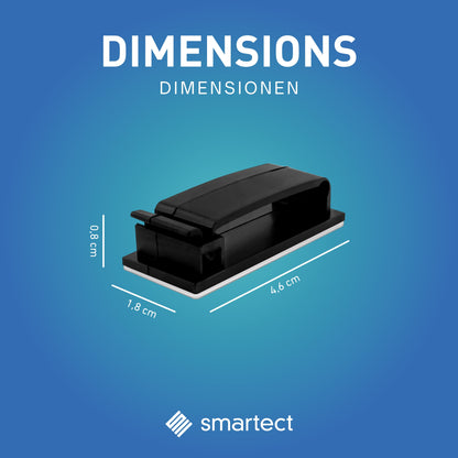 smartect Kabelclip selbstklebend 4,6x1,8 cm, 30 Stück