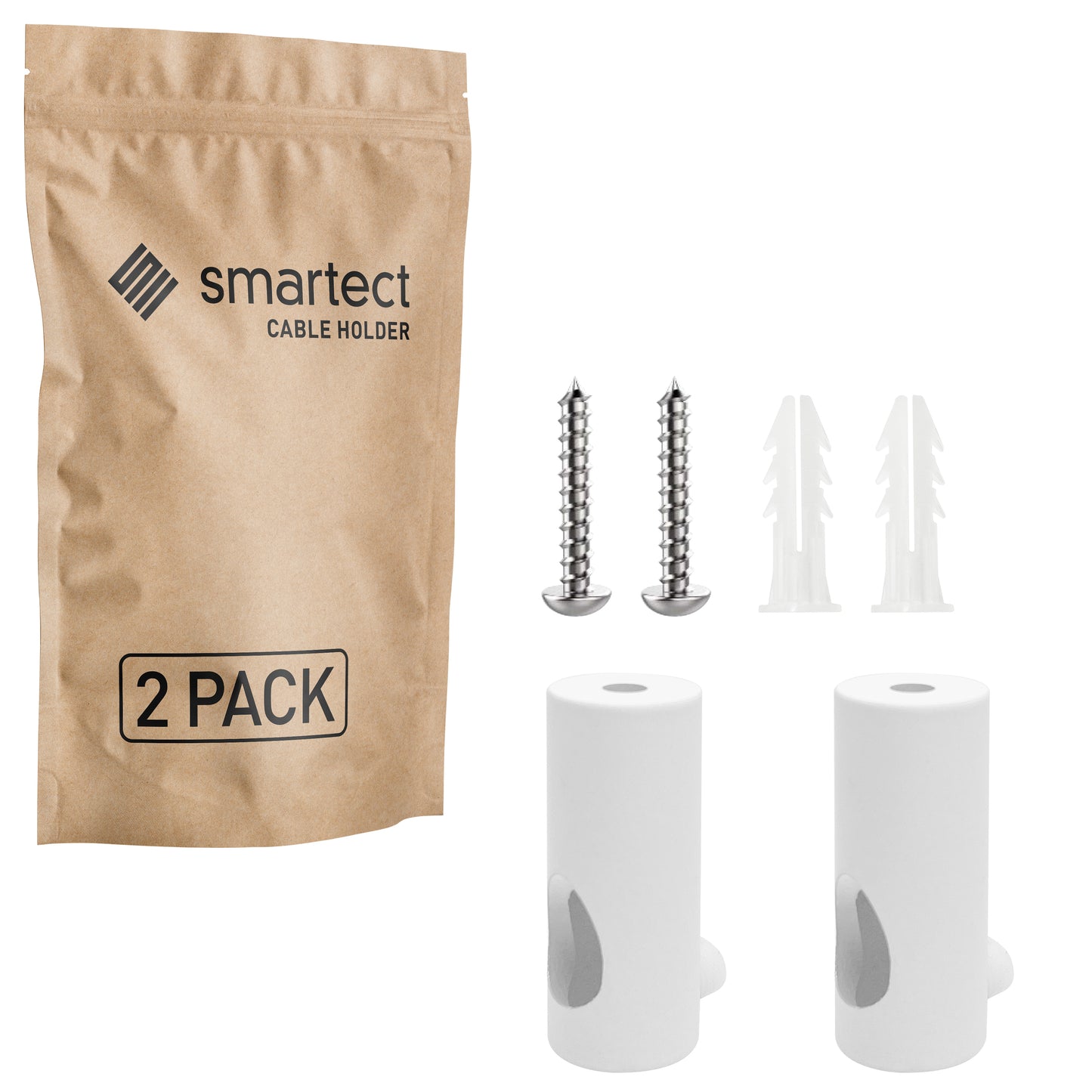 smartect Wand- und Deckenpins zum Fixieren für Lampenkabel