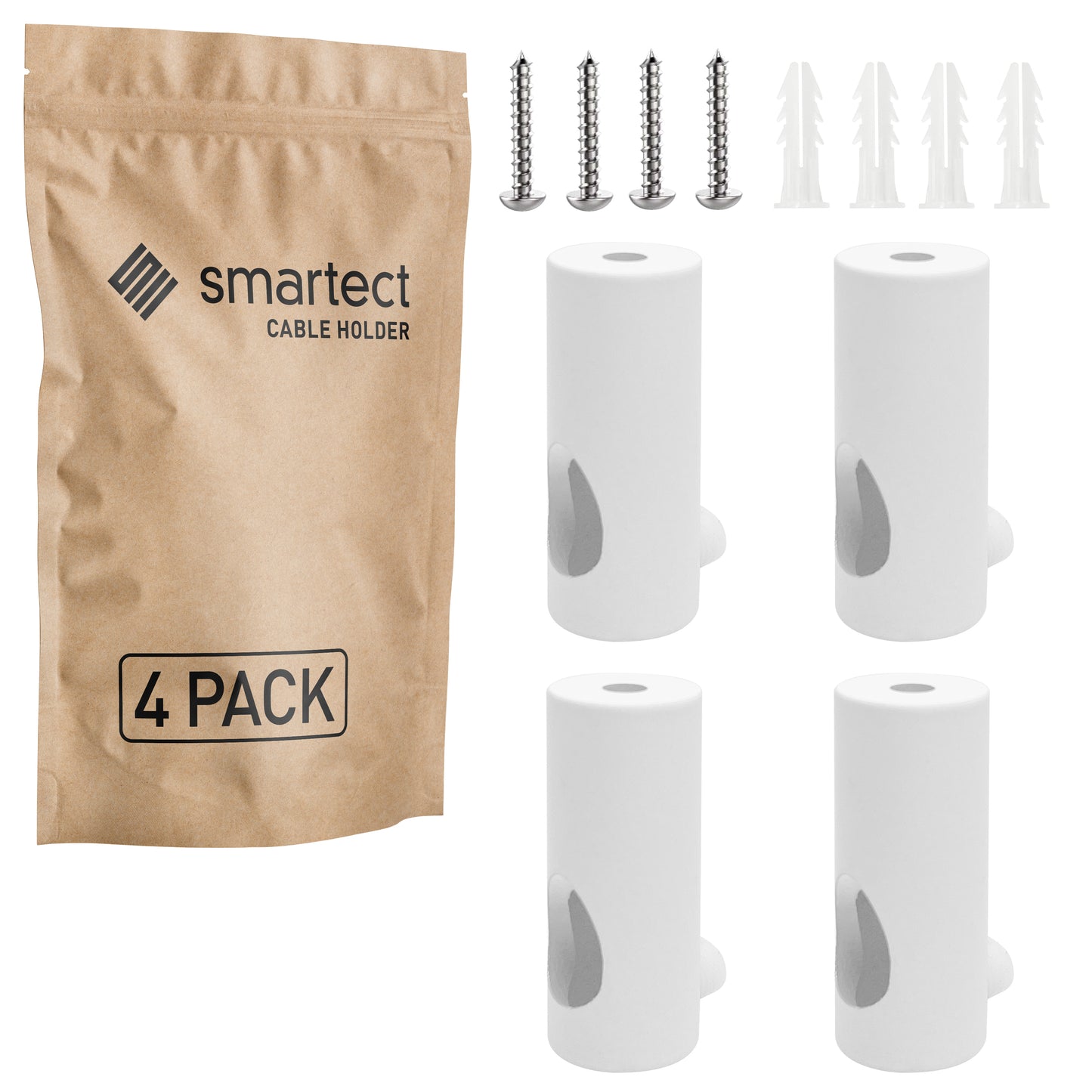 smartect Wand- und Deckenpins zum Fixieren für Lampenkabel